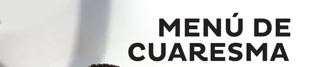 Menú de cuaresma