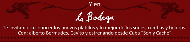 Y en LA BODEGA