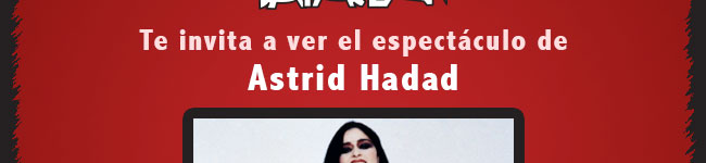 Te invita a ver el espectáculo de Atrid Hadad ::: La Bodega :::