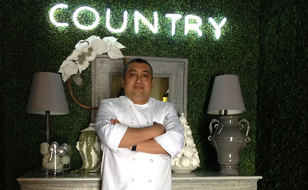 Chef restaurante country