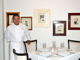 Chef Francisco Flores del Restaurante Tezka