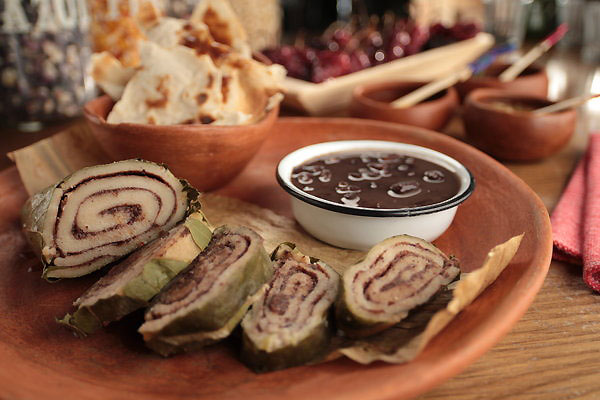 Tamal de frijol de restaurante Yubal EN QUEREMOSCOMER.REST