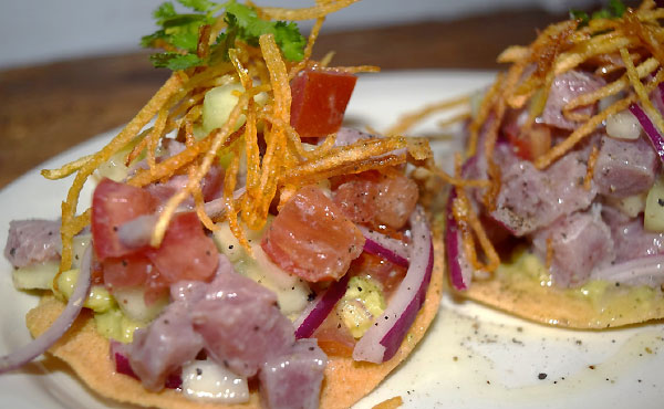 Tostadas de Atún Restaurante Sal de Mar