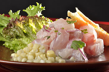 Ceviche clasico del restaurante Osaka