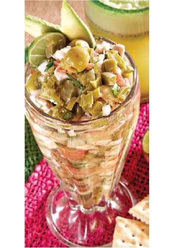 Ceviche de pescado con nopales en queremoscomer.rest