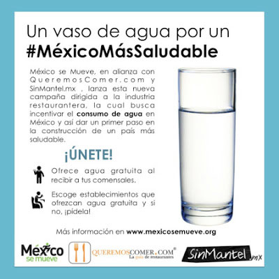 Un vaso de agua por un México más Saludable