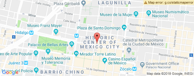 Mapa de ubicación de CAFÉ DE TACUBA
