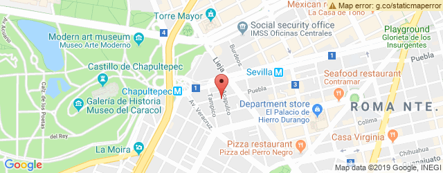 Mapa de ubicación de RESTAURANTE LA PANCITA