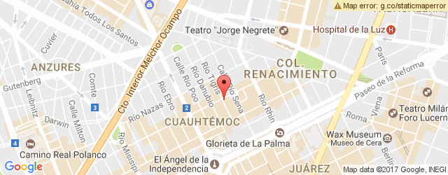 Mapa de ubicación de MEXCAFÉ