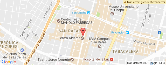 Mapa de ubicación de BISTROT STREET FOOD