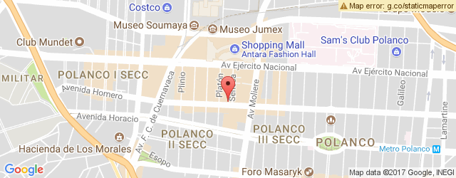 Mapa de ubicación de TORTAS LA CASTELLANA, POLANCO